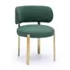 Margaret Green Performance Fabric Upholstered Dining Chair