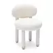 Manu Cream Performance Chenille Upholstered Dining Chair