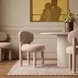 Manu Tan Performance Chenille Upholstered Dining Chair