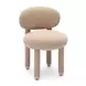 Manu Tan Performance Chenille Upholstered Dining Chair
