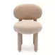Manu Tan Performance Chenille Upholstered Dining Chair