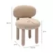 Manu Tan Performance Chenille Upholstered Dining Chair