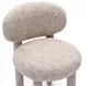 Manu Neutral Floral Performance Fabric Upholstered Dining Chair