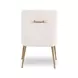 Beatrix Cream Performance Velvet Upholstered Dining Chair