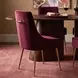 Beatrix Burgundy Performance Velvet Upholstered Dining Chair