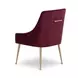 Beatrix Burgundy Performance Velvet Upholstered Dining Chair