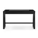 Alfalfa Black 52" Desk with 2 Drawers