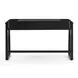 Alfalfa Black 52" Desk with 2 Drawers