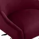 Beatrix Burgundy Performance Velvet Upholstered Swivel Office Chair