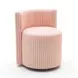 Alyssa Pink and White Performance Fabric Upholstered Desk Chair