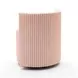 Alyssa Pink and White Performance Fabric Upholstered Desk Chair