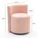 Alyssa Pink and White Performance Fabric Upholstered Desk Chair