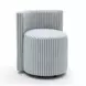 Alyssa Blue and White Performance Fabric Upholstered Desk Chair