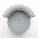 Alyssa Blue and White Performance Fabric Upholstered Desk Chair
