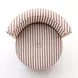 Alyssa Brown and White Performance Fabric Upholstered Desk Chair