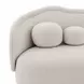 Circe Off White Performance Fabric 93" Sofa