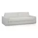 Beckham Cream Performance Fabric Upcycled 96" Sofa