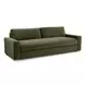 Beckham Olive Green Performance Fabric 96" Sofa