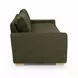 Beckham Olive Green Performance Fabric 96" Sofa