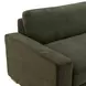 Beckham Olive Green Performance Fabric 96" Sofa