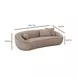 Jenny Taupe Performance Fabric 99" Sofa