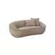 Jenny Taupe Performance Fabric 78" Loveseat