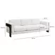 Elyn Cream 91" Sofa