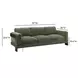Elyn Olive Green 91" Sofa