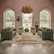 Elyn Olive Green 91" Sofa