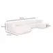 Tarra Cream Performance Fabric 4 Piece Modular Sectional