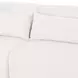 Tarra Cream Performance Fabric 3 Piece Modular Sectional with LAF Chaise and Pillow