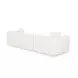 Tarra Cream Performance Fabric Modular 119" Sofa