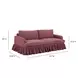 Gertrude Plum Performance Fabric 90" Sofa