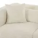 Tarra Cream Performance Fabric 4 Piece Modular Oversized Sectional