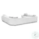 Perry Cream Chenille 114" Modular Large U-Sectional