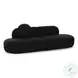 Broohah Black Boucle Modular 95" Sofa