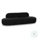 Broohah Black Boucle Modular 95" Sofa