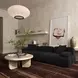 Calliope Black Modular Living Room Set