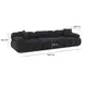 Calliope Black Modular Living Room Set
