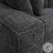 Mindy Charcoal Chenille Basketweave Modular 116" Sofa
