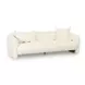 Lou Cream Performance Fabric 91" Sofa