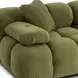 Calliope Olive Green Performance Velvet 6 Piece Modular U Sectional with Pillow