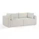 Hangover Cream Outdoor Modular 81" Loveseat