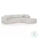 Hangover Cream Outdoor 114" Modular Sectional