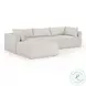 Hangover Cream Outdoor 114" Modular Sectional