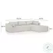 Hangover Cream Outdoor 114" Modular Sectional