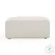 Hangover Cream Square Outdoor Ottoman