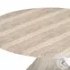 Smooch Faux Travertine 47" Outdoor Round Dining Table