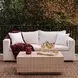 Salty Cream Performance Boucle Outdoor 85" Sofa