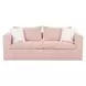 Salty Red Striped Outdoor 85" Sofa